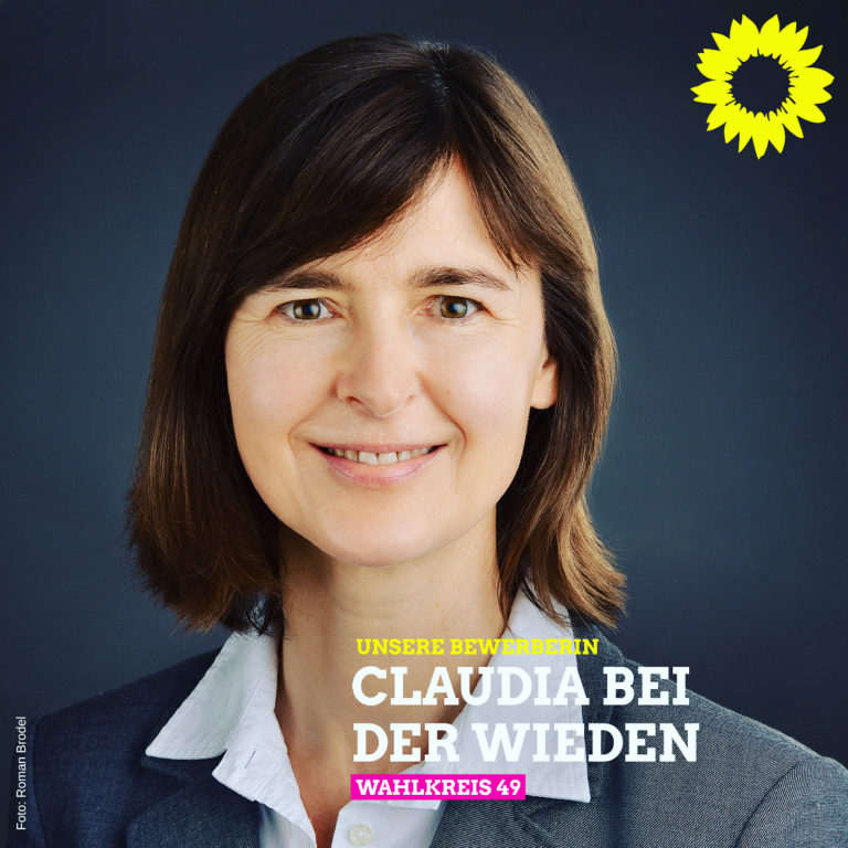 Unsere Kandidatin für den Bundestag: Claudia Bei der Wieden