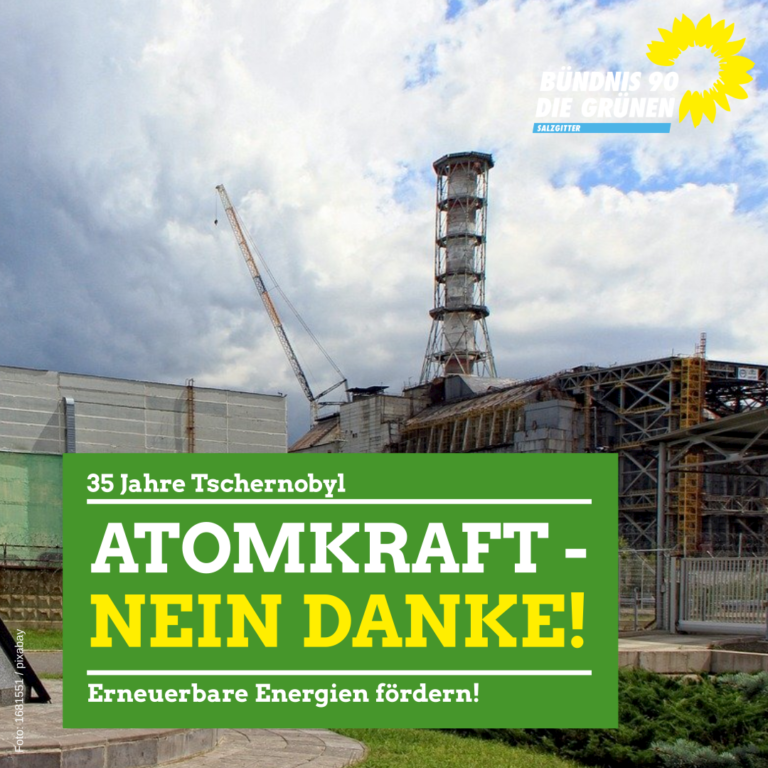 35 Jahre Nuklearkatastrophe Tschernobyl – Atomkraft stoppen!