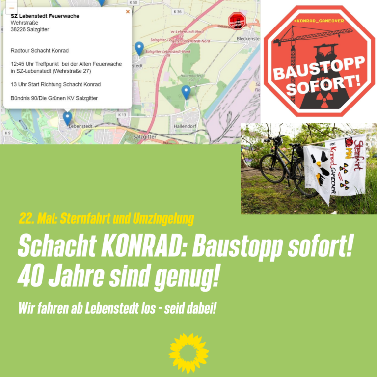 22.5.: Sternfahrt Schacht Konrad – wir sind dabei!