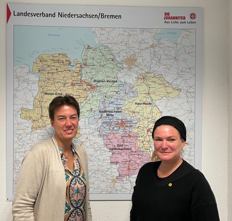 Direktkandidatin Julia Mefs besucht Johanniter-Unfall-Hilfe Salzgitter